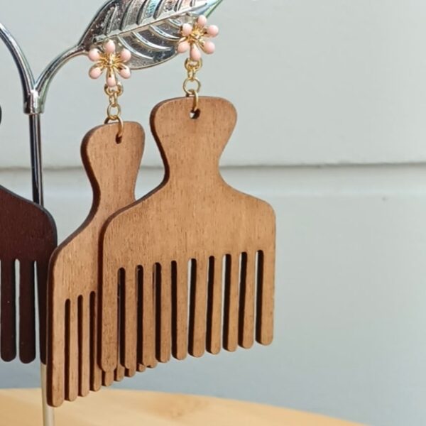 Boucles PEIGNE AFRO 🪮 – Image 4