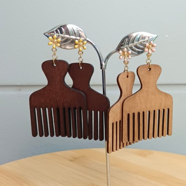 Boucles PEIGNE AFRO 🪮 – Image 3