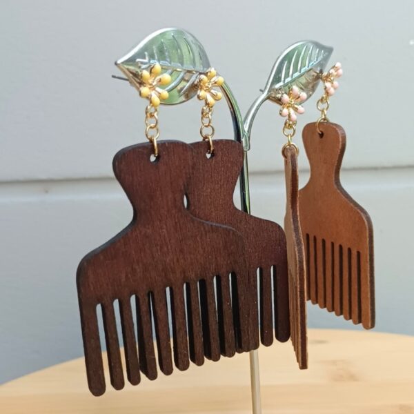 Boucles PEIGNE AFRO 🪮 – Image 2