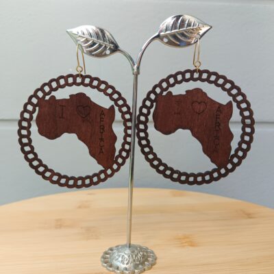 Boucles LOVE AFRO CRÉOLES 🤎